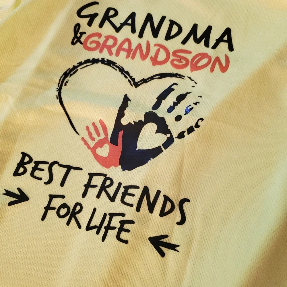 New BOYS Tee ,Grandma And Grandson,best Friends For Life,s 8- 10